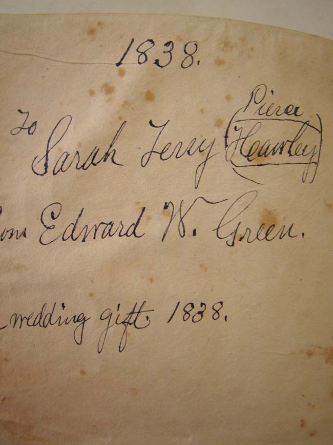 A HOLY BIBLE published by Towar & Hogan, Philadelphia, 1830, with family history and inscriptions — image 3